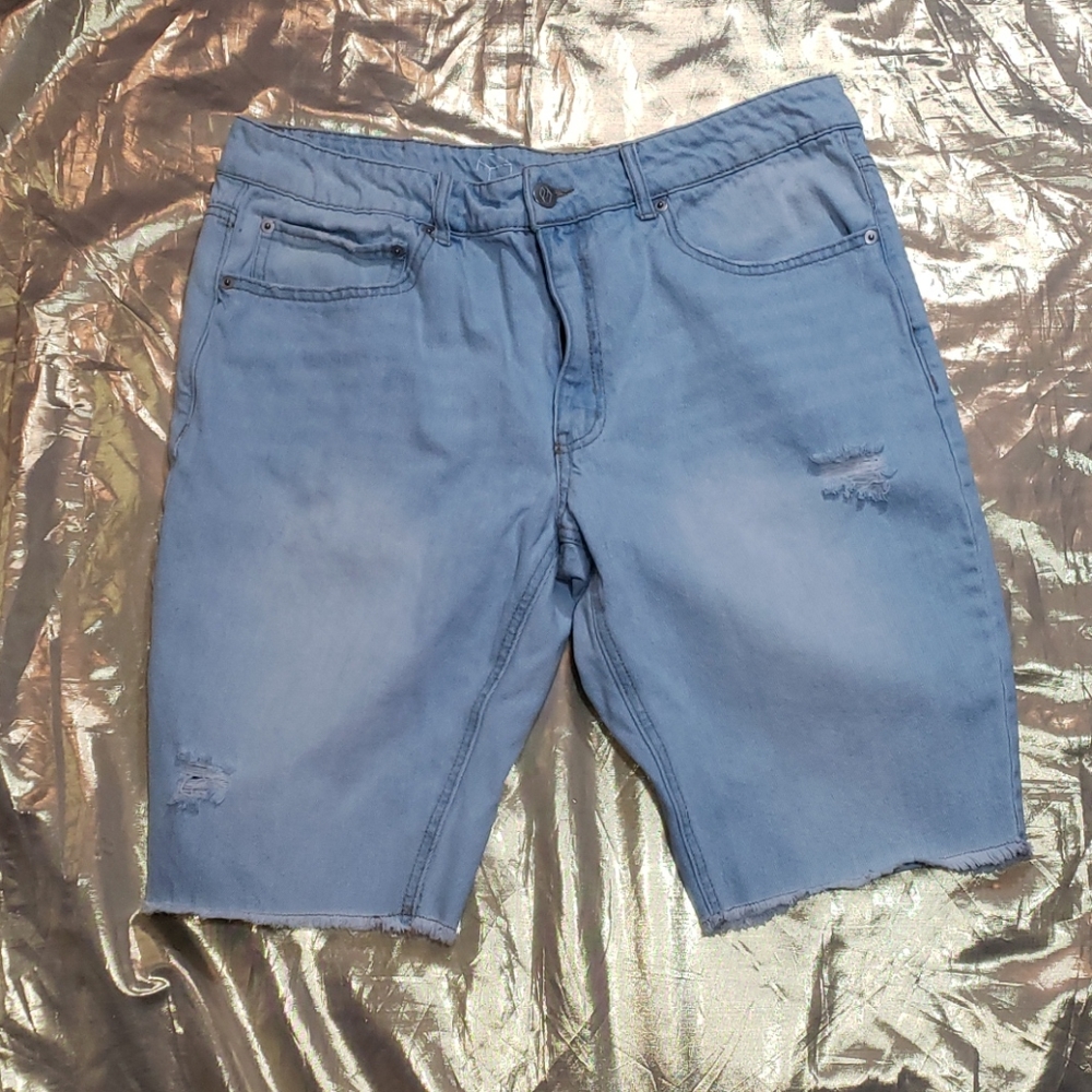 Original Use Men's Stonewashed Jean Shorts 38